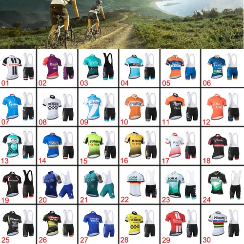Herren radtrikot team - radtrikot, set