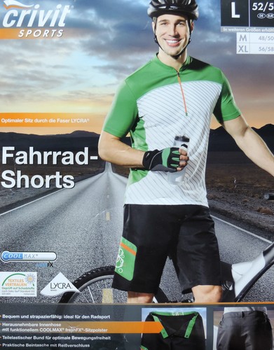 Herren fahrradhose xl - fahrradhose, l